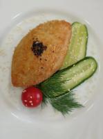 Котлета "Новгородская" с сыром и беконом 